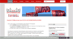 Desktop Screenshot of kochachsmessanlagen.de